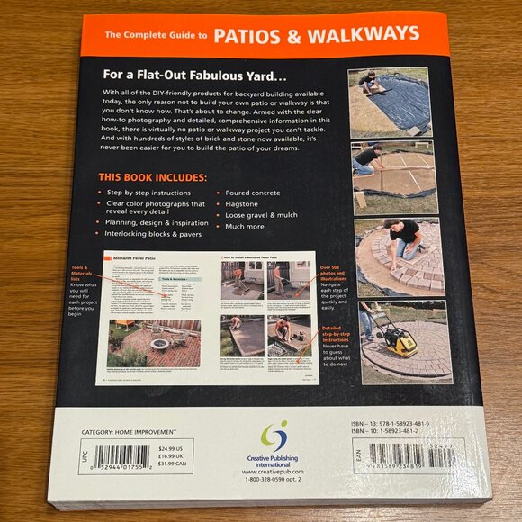 The Complete Guide to Patios & Walkways by Black & Decker - Picture 3 of 9